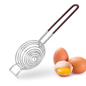 Egg Separator Egg Yolk White Separator Stainless Steel Egg White Yolk Sifting Filter Egg Divider Kitchen Tool for Baking/Cooking