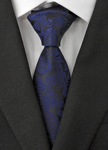 Image of Men's Necktie Classic Silk Tie Woven Jacquard Neck Ties 9 PCS