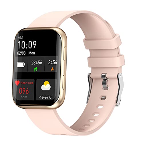 Bzdzmqm Curved Display Smart Watch, 1.7-Inch Hd Color Curved Screen Smartwatch For Iphone Android, Waterproof Metal Smart Watch Sports Pedometer Sleep Monitoring Watch Heart Rate Bracelet #TOP15