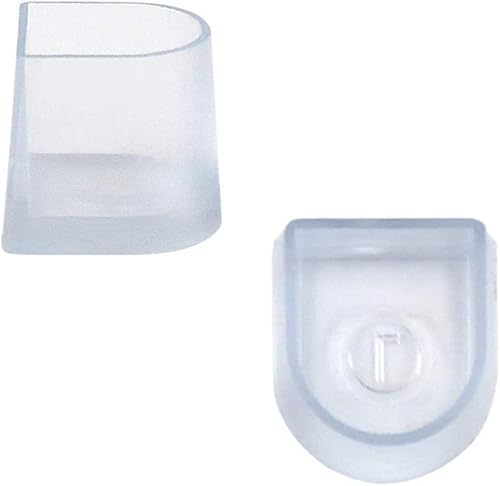 EXCEART 10 pares prácticos protectores de tacón alto, transparentes, resistentes al desgaste, para zapatos de danza latina, tapas de reparación de