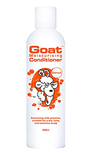Goat Moisturizing Hair Conditioner Enriched Natural Ingredients For Soft, Vibrant And Shiny. Hair, Nourishes Scalp And Hair, Unisex Suitable For Dry, Itchy Or Sensitive Scalp 300ml Made In Australia (Oatmeal)