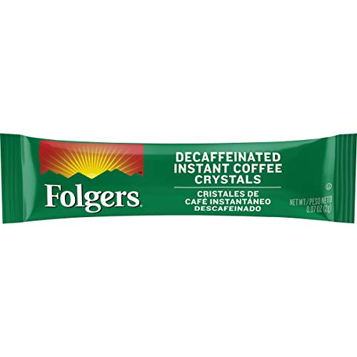 Folgers Classic Decaf Decaffeinated Instant Coffee Crystals, 6 Single Serve Packets (Pack of 12) - image 2