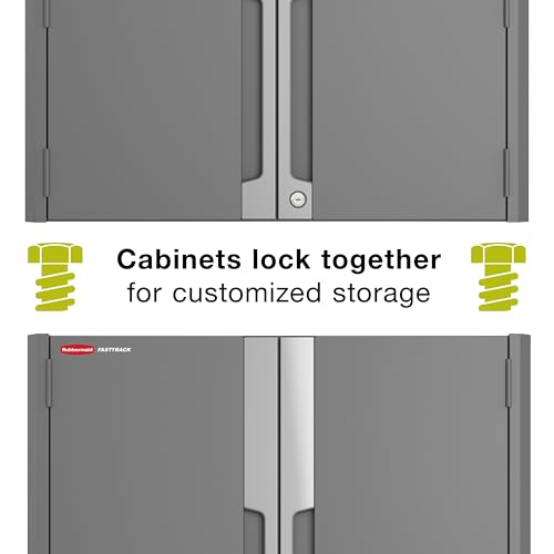 Rubbermaid Fasttrack Single 2-Door Garage Cabinet - image 9
