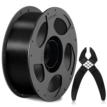 ANYCUBIC TPU Filament 1.75mm for Anycubic ACE 2 PRO, 68D Hard Rigid Flexible TPU 3D Printer Filament, Compatible with Most FDM 3D Printers, 1KG Spool, Black