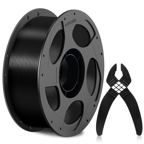 ⚡ ANYCUBIC TPU Filament 1.75mm for Anycubic ACE 2 PRO, 68D Hard Rigid Flexible TPU 3D Printer Filament, Compatible with Most FDM 3D Printers, 1KG Spool, Black