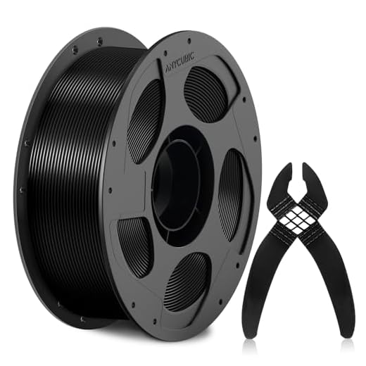 ⚡ ANYCUBIC TPU Filament 1.75mm for Anycubic ACE 2 PRO, 68D Hard Rigid Flexible TPU 3D Printer Filament, Compatible with Most FDM 3D Printers, 1KG Spool, Black