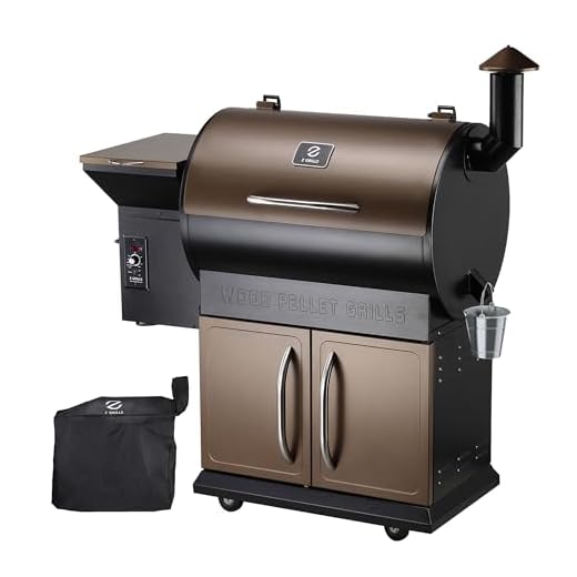 Z Grills Wood Pellet Grill Smoker with 2020 Newest Digital Controls ,700 Cooking Area 8- in-1 Grill, Smoke, Bake, Roast, Braise ,Sear,Char-grill and BBQ for Outdoor
