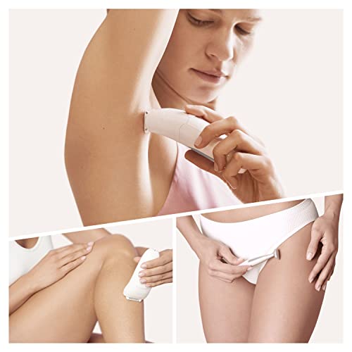 Braun Silk-épil 5 damski depilator do depilacji/depilacji, w zestawie trymer bikini (trymer do włosów okolic intymnych), nasadka dla początkujących, obrotowa głowica, prezent dla kobiet, 5-825,
