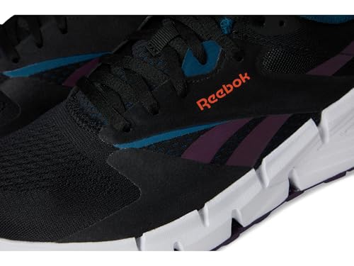 Reebok Women's Zig Dynamica 5 Sneaker, Black/White/Digital Coral, Size 5