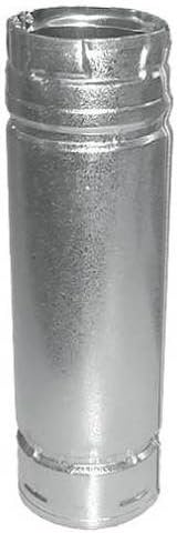 M&G DuraVent Duravent Inner Diameter-PelletVent Pro Type L Chimney Pipe-Double, Stainless Steel, 4
