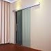 HOMCOM Puerta Corredera 102,5x205cm Puertas Correderas Satinada Deslizantes Cristal sin Obra