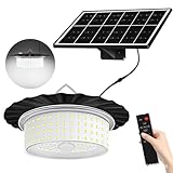 Solar Shed Lights Indoor Outdoor,Portable Solar Pendant Light Indoor Outdoor 360°Glow 244LED Waterproof Solar Light for Shed Camping Gazebo with 5 Modes