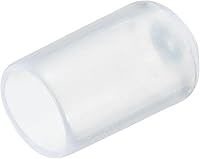 Vista 46 de uxcell 200 tapas de goma de 0.051 in (1/16") de vinilo redondo de vinilo para pernos de tubo, protectores de rosca de tornillo, color negro