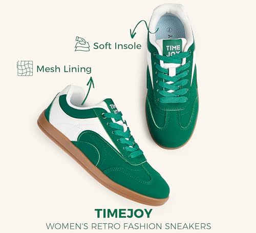 Women's Retro Fashion Sneakers Vintage Trendy Walking Shoes Non-Slip Lace-Up Casual Comfort2