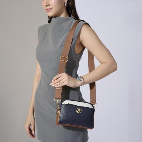 Image of Lavie Signature Women's Eugene Colourblock Crossbody Sling Bag | Ladies Purse Handbag | Gift for Women