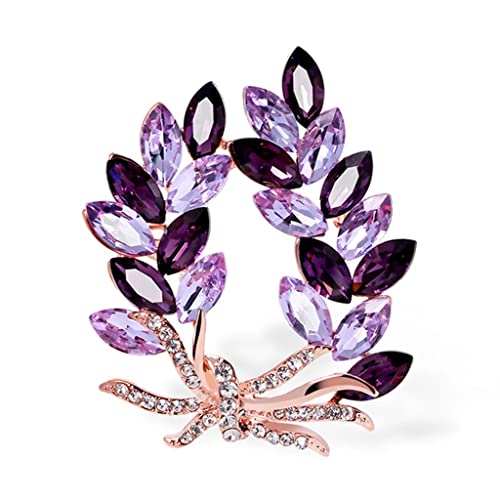 Broche de mariage bauhinia violette, un bijou poétique pour célébrer vos grands moments