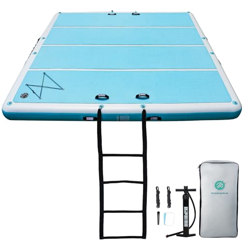 Niphean Aufblasbare Dock 305cm für 5–6 Personen & Freunde – Schnelles Aufblasen/Entleeren, Leicht zu Transportierende Schlauchboot mit Rutschfester Oberfläche für Pool, See, Strand und Meer Niphean Aufblasbare Dock 305cm für 5–6 Personen & Freunde – Schnelles Aufblasen/Entleeren, Leicht zu Transportierende Schlauchboot mit Rutschfester Oberfläche für Pool, See, Strand und Meer