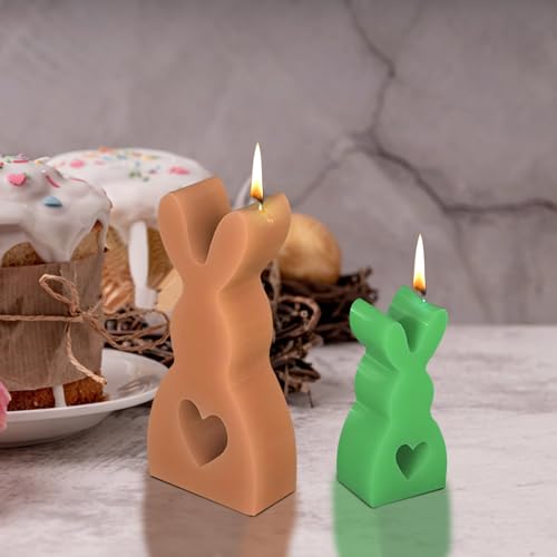 Yijiuba 3 Silicone Moulds Casting Moulds, Silicone Mould Easter, Silicone Rabbit - Image 4