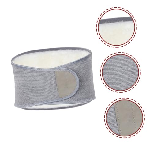 Cinturón lumbar ajustable para invierno minkissy gris miniatura 4