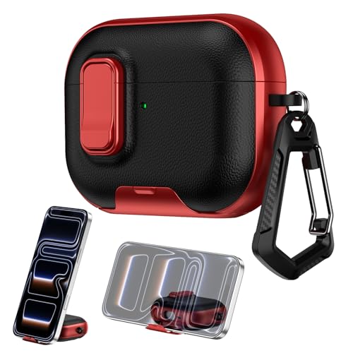Étui AirPods Pro/Pro2 coque protection bicolore en cuir antichoc