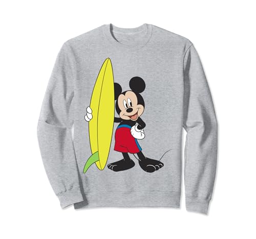 Sweatshirt Disney Mickey Mouse Surfer idée cadeau nostalgique