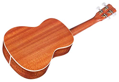 Image of Cordoba 15CM Concert Ukulele - Hand Crafted With Mahogany Top, Back & Sides, Authentic Abalone Rosette & Satin Finish & Premium Italian Aquila Strings - For Beginners & Professionals