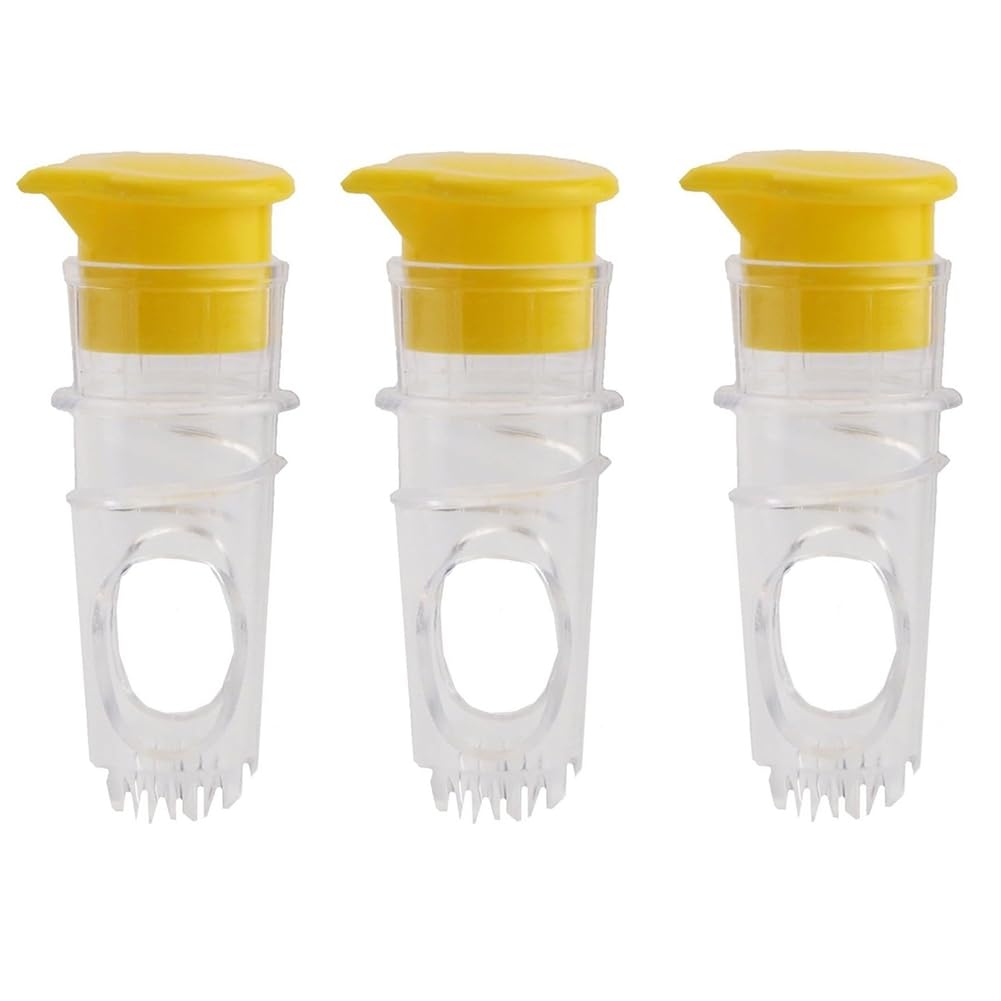CTRLZS 3PCS Mini Manual Lemon Squeezer, Portable Lemon Juicer, Multifunctional Fruit Juicer for Your Kitchen