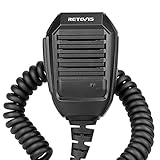 Retevis RS-113 Walkie Talkie Micrófono Altavoz de Radio Bidireccional Kenwood Micrófono de Hombro Remoto 2 Pines Compatible con Retevis Walkie Talkie RT24 RT27 Baofeng BF-888S TYT Kenwood (1 Pieza)