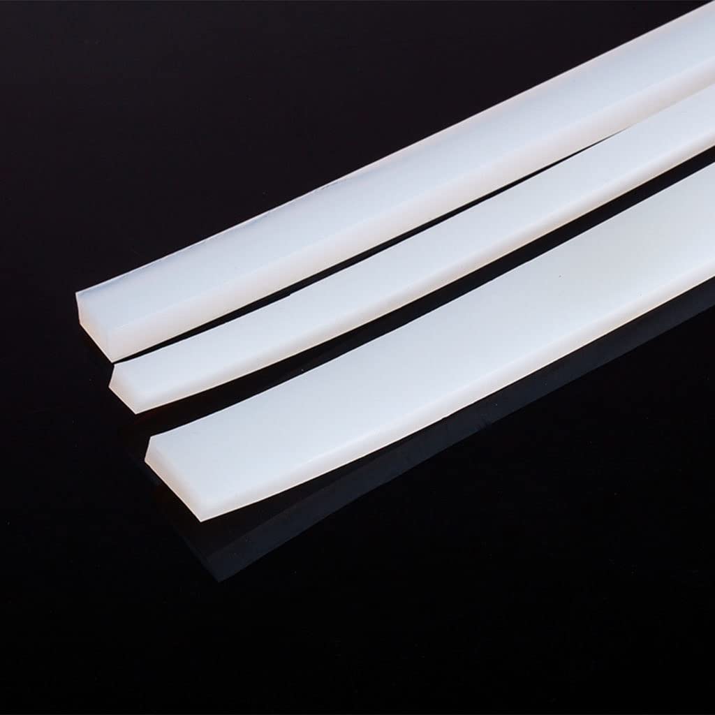 Płaska taśma uszczelniająca z silikonowej 2x2mm-2x50mm, kwadratowa uszczelka odporna na wysoką temperaturę(2mmx30mmx5m)