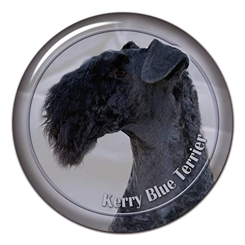 Pangtyus Sticker Chien Kerry Blue Terrieranimaux décalcomanies Voiture Autocollant PVC décalcomanie étanche Moto pour Pare-Chocs arrière fenêtre Ordinateur Portable 13CM/15CM/17CM Cover