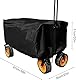 Bollerwagen Regenschutz, Schutzhülle Für Wagen Wasserdichte Abdeckung Für Faltbar Bollerwagen, Gartenwagen-Zubehör Zum Schutz Vor Schmutz, Staub, Sonnenlicht, Schnee, Frost Und Wasser (97*51*56cm)