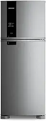 Geladeira Brastemp Frost Free Duplex A+++ 463 Litros Cor Inox com Fresh Box e Cold Room - BRM55FK 110V