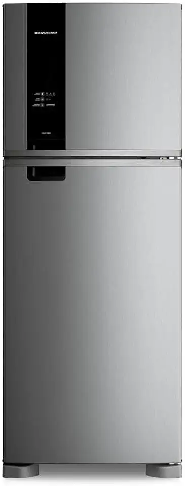Geladeira Brastemp Frost Free Duplex A+++ 463 Litros Cor Inox com Fresh Box e Cold Room - BRM55FK 110V