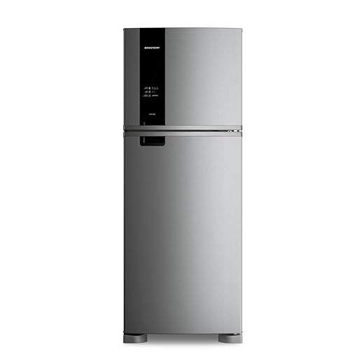 Geladeira Brastemp Frost Free Duplex A+++ 463 Litros Cor Inox com Fresh Box e Cold Room - BRM55FK 110V