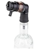 getgastro Schnapspistole aus MS Kunststoff, auch für zuckerhaltige & dünnflüssige Liköre, passend für handelsübliche Schnapsflaschen luftdichht & präzise Portionierung (2cl) / 13 x 8 cm | Sun
