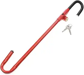 Trava Antifurto para Volante e Pedal, Aço Reforçado, Ajustável, Universal, Tipo Carneiro, Segurança Veicular para Carros