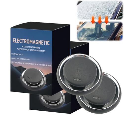 Suptruck Antifreeze Device, 2025 New Upgrade Electromagnetic Car Snow Removal Device, Suptruck Electromagnetic Molecular Interference Antifreeze Device, Electromagnetic Snow Removal (2pcs)