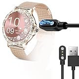 Compatible with Fitonus Smart Watches Charger, Magnetic Replacement Charger Compatible with Fitonus NX19, F19, G127, L52 Pro Smart Watches (Black)