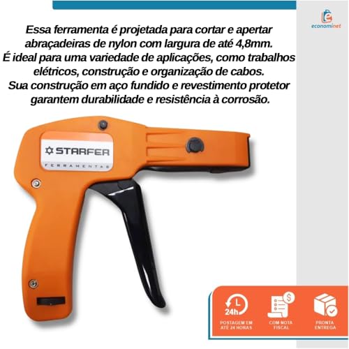 Pistola de Abraçadeira, Ferramenta de Fixação e Corte da Braçadeira Instalar e Cortar Abraçadeiras P
