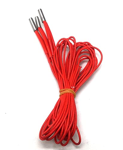 HICTOP Ender 3 Heater Cartridge 24v 40w Heater 1.5M/59Inch for Creality Ender 3 Ender 3 Pro Ender 5 CR-10S Pro 3D Printer Prusa Mendel （Pack of 3）