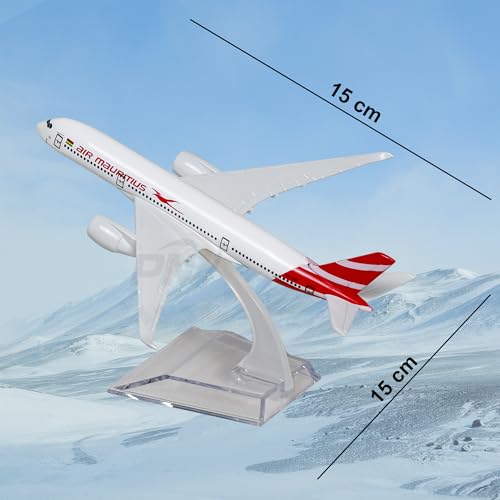 Image of Air Mauritius Airlines, diecast, Metal Aeroplane Scale Model Officel only for Display, Size -16 cm-A350 (Air Mauritius)