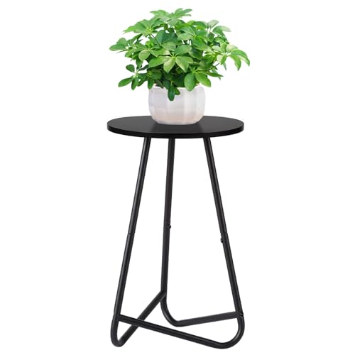 HDANI 50cm Rund Pflanzenständer,Blumenständer,Pflanzenregal aus Holz...