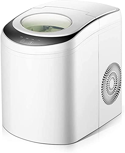 Fabricadora de cubos de hielo, cubeta para hielo de escritorio, máquina pequeña de hielo automática con tanque de agua grande de 2,2 L y limpieza automática, para uso doméstico miniatura 1