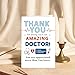 Beixian Thank You Card For Doctor, Cute Thank You Gift for Doctor Nurse, Medical Staff Appreciate Greeting Card Gifts for Him Her, Perfect Doctors Gift Idea