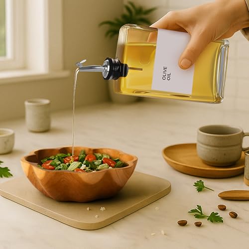 54% Off Olive Oil Dispenser Bottle Set with 44 Labels