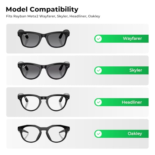Câble magnétique pour lunettes Ray-Ban Meta évitant les pannes de batterie