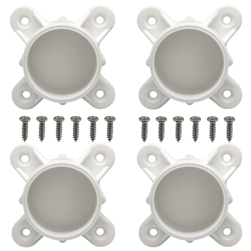 Marvexi 1 1/2 Inch PVC Table Leg Cap