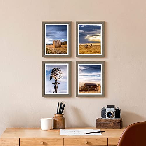 Framed-Farm-Wall-Art-Bathroom-4-Piece-Bedroom-Sunset-Country-Landscape-Picture-Living-Room-Windmill-Barn-Print-Straw-Bales-Painting-Small-Vertical-Farmhouse-Animal-Goat-Artwork-Decor Framed Farm Wall Art Bathroom 4 Piece Bedroom Sunset Country Landscape Picture Living Room Windmill Barn Print Straw Bales Painting Small Vertical Farmhouse Animal Goat Artwork Decor