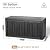 DRATO 90 Gallon Deck Boxes Outdoor Waterproof, Lockable Outside Storage Box with Wheels for Patio Furniture Pool Supplies Garden Tools, Weatherproof Resin Storage Box for Backyard (Black, 90 Gallon)