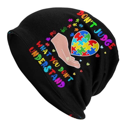 Don't Judge What You Don't Understand Autism Autism Awareness Beanie
